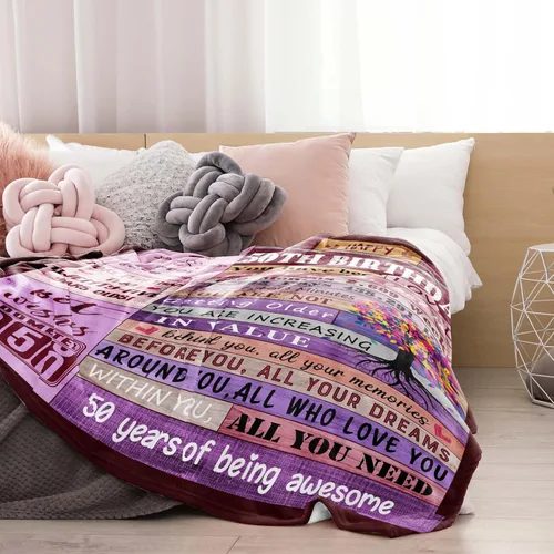 Miniatura 4 de Givetoyou Regalos de cumpleaños 50 para mujeres, ideas de regalo de cumpleaños 50, decoraciones de cumpleaños 50, regalos de 50 años para mujeres