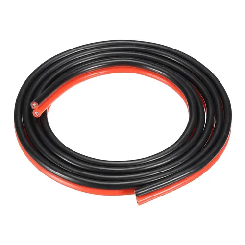 Miniatura 15 de MECCANIXITY Alambre de calibre 8, 2 conductores, alambre de silicona paralelo de 8 AWG, alambre eléctrico de cobre estañado de 4.9 ft/5 pies