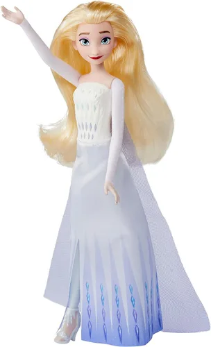 Miniatura 3 de Disney Frozen 2 Queen Elsa Shimmer - Muñeca de moda, ropa y accesorios extraíbles, cabello rubio largo, juguete para niños de 3 años en adelante