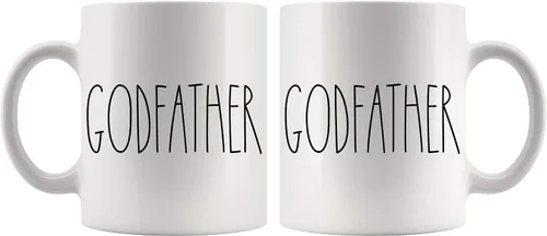 Miniatura 3 de Taza de padrino, taza de café para regalo de Navidad, regalo de cumpleaños, día de la madre/día del padre, taza de café familiar para regalo