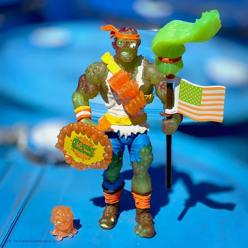 Miniatura 7 de Super7 Toxic Crusader Ultimates: figura de acción de Toxie de rabia roja radiactiva, multicolor
