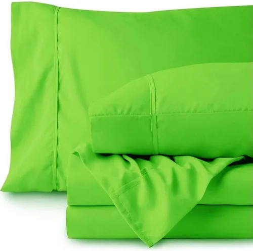 Miniatura 16 de 500TC Hoja de Super Calidad Ropa De Cama fija 100% algodón egipcio 4pc Set 24" pulgadas bolsillo extra profundo