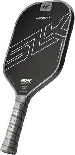 Miniatura 10 de Selkirk Sport SLK Halo Paleta de Pickleball de Fibra de Carbono Cruda Diseñada en los Estados Unidos Elige la potencia de fibra de carbono cruda