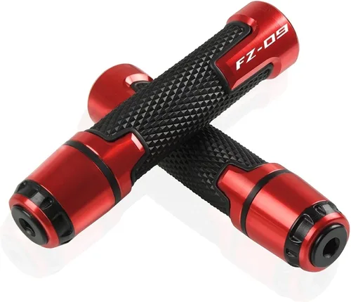 Miniatura 10 de Tapón para manillar de motocicleta, pomos antideslizantes para mango de scooter extremos de manillar de mano de 7/8 pulgadas, 0.866 in con logotipo
