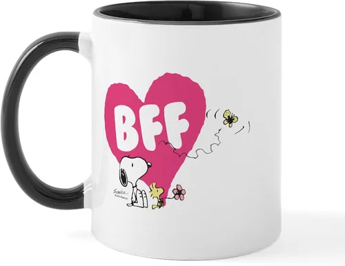 Miniatura 11 de CafePress Snoopy On Heart Mugs 11 oz (325 ml) Ceramic Coffee Mug
