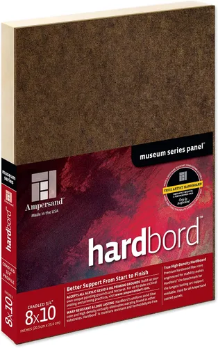 Miniatura 15 de Ampersand Art Supply Panel de Pintura de Madera Dura: Serie Museum Hardbord, 11" x 14", Perfil Plano de 1/8 Pulgada Perfil plano de 1/8 pulgadas