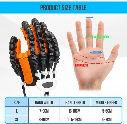 Miniatura 7 de Guantes robot de rehabilitación, disfunción de la mano, dispositivo de entrenamiento de pacientes, hemiplejia cerebral, ejercitador de dedos