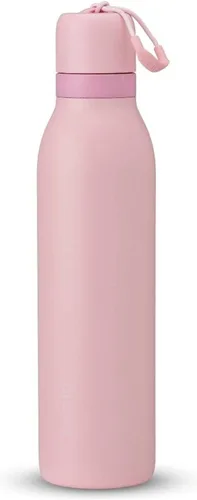 Miniatura 15 de Botella de agua aislada con tapa Twist de acero inoxidable Owala FreeSip con pajita para deportes y viajes, sin BPA, 24 onzas, Angel Food Cake