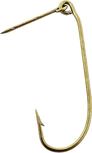 Miniatura 2 de Mister Twister KH5-1/0 Gancho de retención tamaño 1/0, sin hierbas, gusano, bronce, multicolor