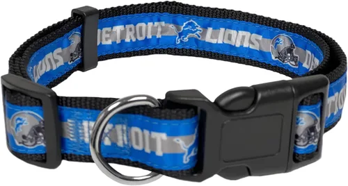 Miniatura 32 de Pets First Collar para perro de la NFL 32 equipos NFL disponibles en 4 tamaños. Collar de PET NFL resistente, fuerte y duradero. Equipo de fútbol