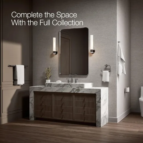 Miniatura 3 de Kohler K14443-TT Purist Gancho para bata individual titanio vibrante