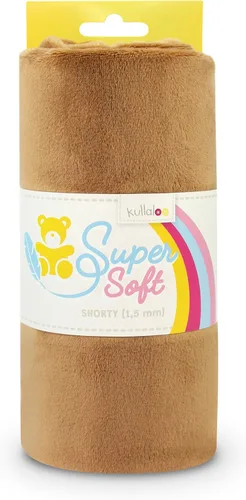 Miniatura 21 de kullaloo Tela de Felpa Tela Minky Blanca Sólida para Coser Material de Abrazo Súper Suave 39.5x29.5 pulgadas Peluches, Mantas de Bebé