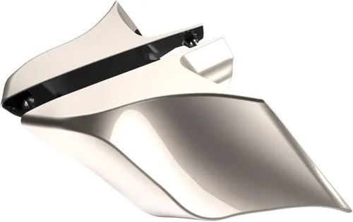 Miniatura 72 de Advanblack Barracuda - Cubiertas laterales estiradas plateadas (brillantes), paneles extendidos para Harley Touring Street Glide Road Glide Electra