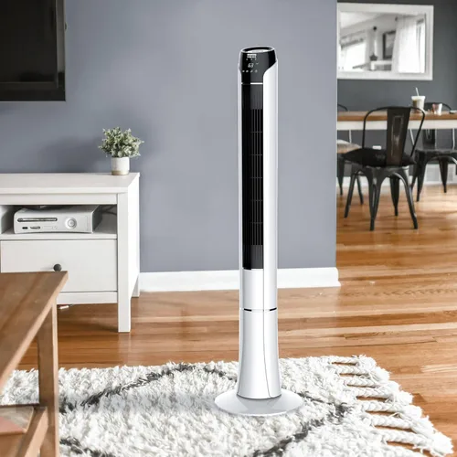 Miniatura 2 de Ventilador de torre de 48 pulgadas con control remoto, ventilador silencioso para dormitorio y hogar Tower fan with remote featuring 3 wind modes