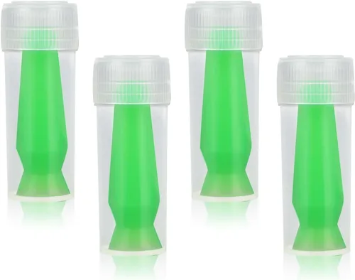 4 piezas de herramienta de inserción de lentes esclerales, insertador de lente escleral sin ventilación de silicona y removedor con estuche para