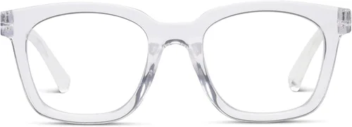 Peepers by PeeperSpecs - Gafas de lectura para mujer To the Max, cuadradas, con bloqueo de luz azul, Transparente