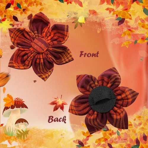 Miniatura 6 de Lionheart Glory - Collar de perro estampado con flor - Resistente, ajustable, protección contra caídas para cachorros XS