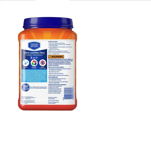 Miniatura 2 de Berkley Jensen Ultra Laundry Pacs, 120 ct, 100 Oz ()