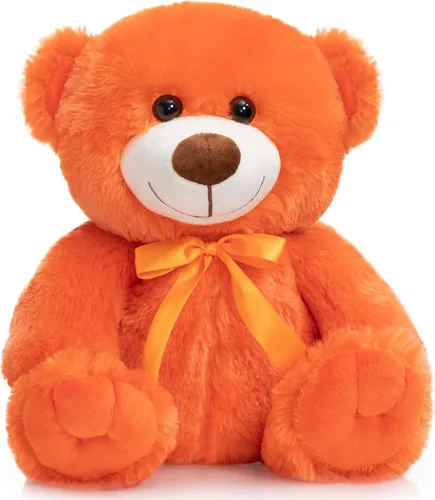 Miniatura 11 de Oso de peluche súper color, juguete de peluche para niños, novia, familia, felicitaciones, baby shower, cumpleaños, beige, 14 pulgadas