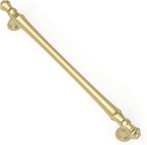 Miniatura 41 de Asidrama 1 paquete de 3 pulgadas (2.992 in) de latón cepillado, tiradores dorados para gabinete de cocina, accesorios para gabinetes de cocina