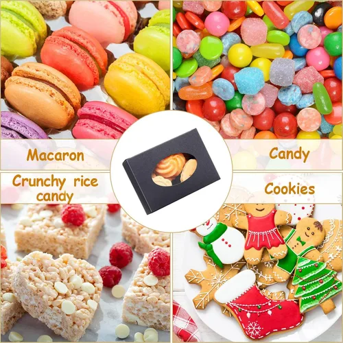 Miniatura 7 de Spakon 30 cajas de jabón para jabones caseros de 3.8 x 2.8 x 1.2 pulgadas, cajas de jabón rectangulares con ventana, pequeña caja de regalo