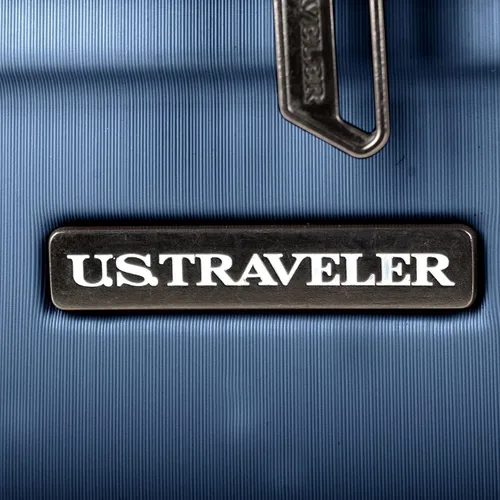 Miniatura 5 de U.S. Traveler Boren - Maleta de viaje de policarbonato resistente con 8 ruedas giratorias, asa de aluminio