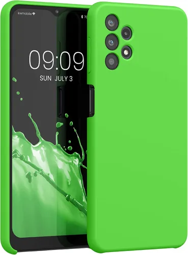 Miniatura 154 de kwmobile Funda Compatible con Samsung Galaxy A14 5G - Funda de teléfono de TPU y silicona con acabado suave - Verde Lima