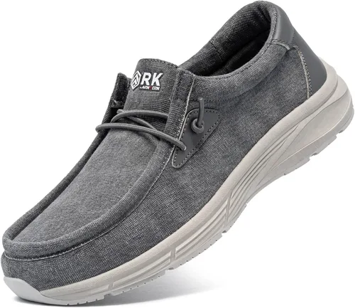 LARNMERN Mocasines antideslizantes para hombre, zapatos de trabajo antideslizantes, zapatos para restaurante Trabajo, ligero, servicio de alimentos,
