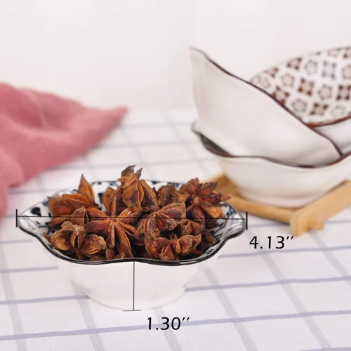 Miniatura 2 de VanEnjoy Juego de 4 platos japoneses de cerámica de estilo moderno para salsa de soja, platos de salsa de soja