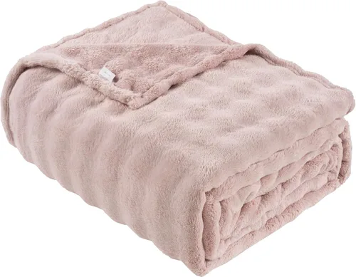 Miniatura 39 de Manta de Tiro de Piel Sintética Color Hueso para Sofá, Manta Suave y Esponjosa de Burbujas para Cama y Sofá, Manta Gruesa y Cálida de Felpa Difusa