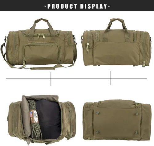 Miniatura 5 de Bolsa de gimnasio para hombres y mujeres con compartimento para zapatos, deporte, fin de semana, viajes, durante la noche, bolsa de transporte