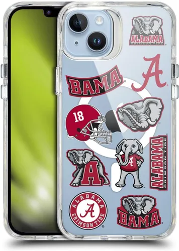 Miniatura 256 de Head Case Designs Funda de gel suave con licencia oficial de la Universidad de Alabama UA Collage compatible con Apple iPhone 13 Pro Max