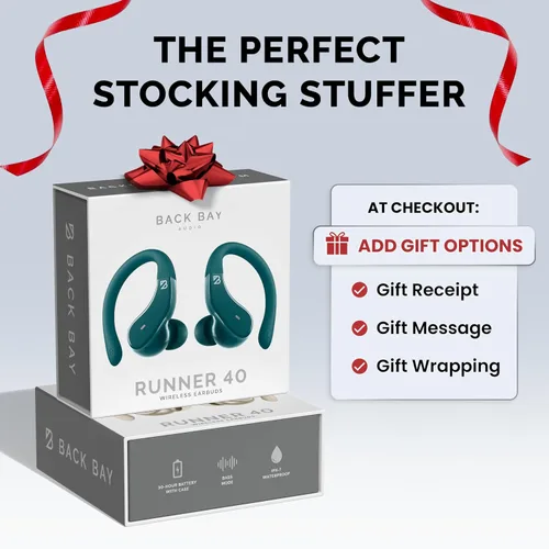 Miniatura 7 de Back Bay Audio - Auriculares inalámbricos Bluetooth para corredores de Back Bay Audio, con gancho para colocar sobre la oreja, graves profundos