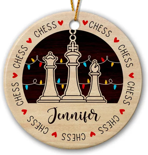 Miniatura 12 de Adorno de golf personalizado, adorno de árbol de Navidad de golfista, regalo de recuerdo, adorno de cerámica de Navidad para golfista, adorno