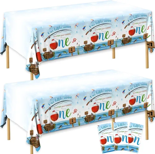 Miniatura 15 de Mantel de gnomo, 3 piezas, diseño de copo de nieve de Navidad, rectangular, para invierno, para suministros de fiesta, 42,590.6 in