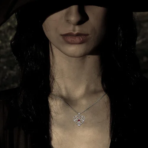 Miniatura 4 de FJ Women's Hecate Necklace S925 Silver Wiccan Pagan Goddess Necklace Literary Jewelry