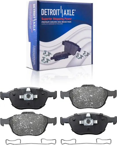 Miniatura 60 de Detroit Axle - Pastillas de freno traseras para Honda Odyssey 2011-2017 Pilot 2007-2013 MDX 2010-2013 ZDX 2010-2013 Pastillas de freno de cerámica