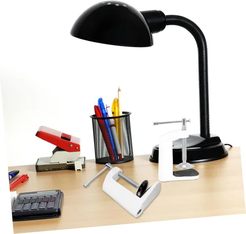 Miniatura 9 de Abrazadera de montaje de mesa de escritorio para micrófono, abrazadera en C, clip de retención de metal resistente, fácil de instalar