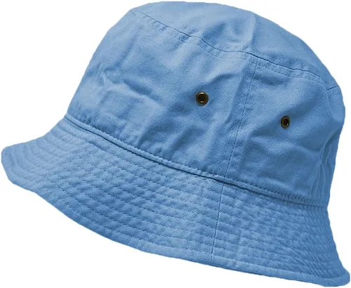 Glory Max Sombrero de cubo unisex de color sólido 100% algodón, sombrero de ala pequeña, plegable, para viajes, verano, playa