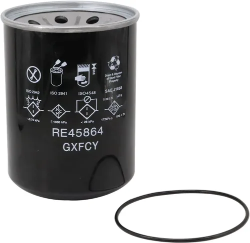 Filtro de aceite hidráulico RE45864 Reemplazar AT100973 AT135800 P165877 HF6781 51746 BT8309-MPG compatible con John Deere Tractor 3025D 3035D 5050E