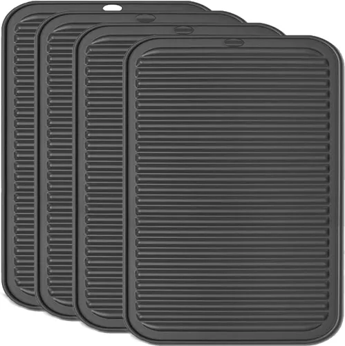 Miniatura 9 de Salvamanteles de silicona extra grandes para ollas y sartenes calientes de 16 x 12 pulgadas, almohadillas calientes resistentes al calor