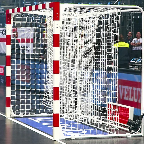 Heavy Duty 1/16" Redes de balonmano lente (Color Blanco) (Individual o Par) – Calidad Profesional Para Su balonmano Court [Net World Sports]