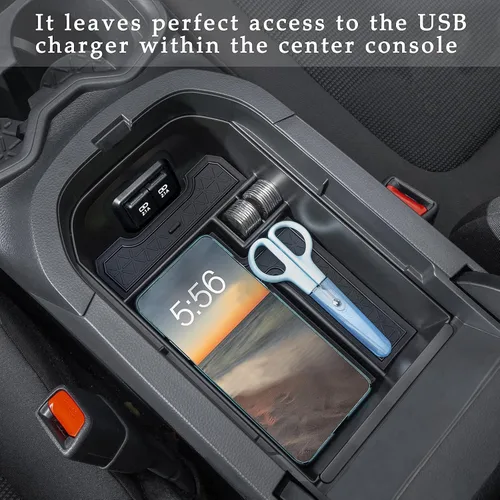 Miniatura 3 de JDMCAR Organizador de bandeja de consola central compatible con accesorios Toyota RAV4 2025 2024 2023 2022 2021 2020 2019 y 2021-2025 RAV-4 Prime
