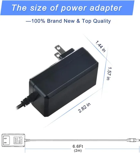 Miniatura 3 de Adaptador de CA de 12 V compatible con Korg PAD KAOSS KP2 KP3 R3 KA203 efectos dinámicos, fuente de alimentación para piano digital KORG X50 KA-310