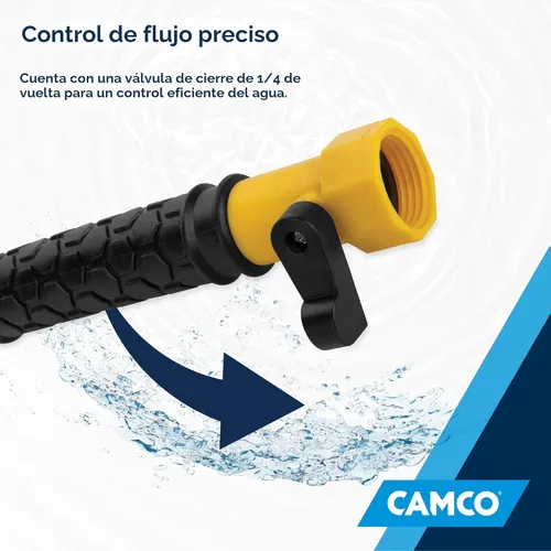 Miniatura 6 de Camco Enjuagadora Swivel Stik para Tanque de Retención de RV – Cuenta con Potente Acción de Limpieza Giratoria y 34 Pulgadas de Alcance Flexible