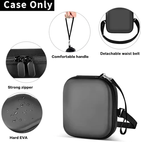 Miniatura 3 de ANKHOH Funda portátil para reproductor de CD con cinturón, para lujo, para Sunoony, para MEGATEK, para Gueray, para ARAFUNA, para Klim, soporte