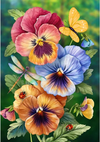 Miniatura 5 de Briarwood Lane - Bandera para el jardín de primavera con el puente en flor
