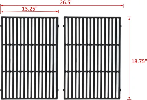 Miniatura 5 de 66095 66802 Piezas de repuesto de rejillas para Weber Genesis II E-310 II E-315 II E-335 II GS4 II E-330 LX E-340 Piezas de parrilla Weber Genesis