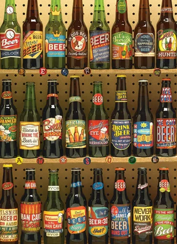 Miniatura 2 de Cobblehill 80082 - Rompecabezas de colección de cerveza (1000 piezas)