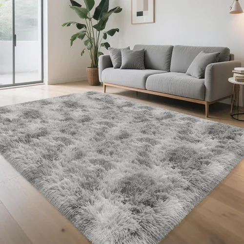 Miniatura 69 de Alfombras de pasillo beige de 2 x 6 pies para dormitorio, sala de estar, alfombra de felpa suave y esponjosa, alfombra de pasillo para pasillos